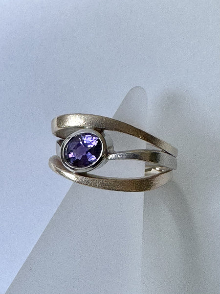Susan Kun artwork 'PURPLE SAPPHIRE RING' at Canada House Gallery