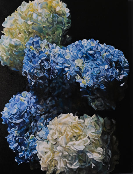 Robert Lemay artwork 'BLUE HYDRANGEAS' at Canada House Gallery