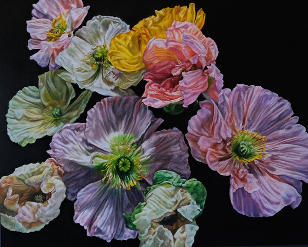 Robert Lemay artwork 'COLIBRI POPPY' at Canada House Gallery