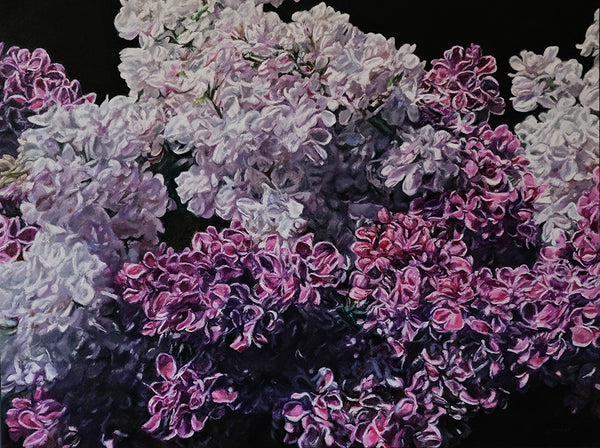 Robert Lemay artwork 'LILACS' at Canada House Gallery