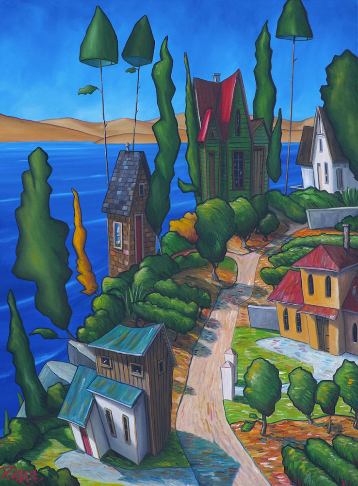 Glenn Payan artwork 'LAKESIDE VINEYARD' at Canada House Gallery