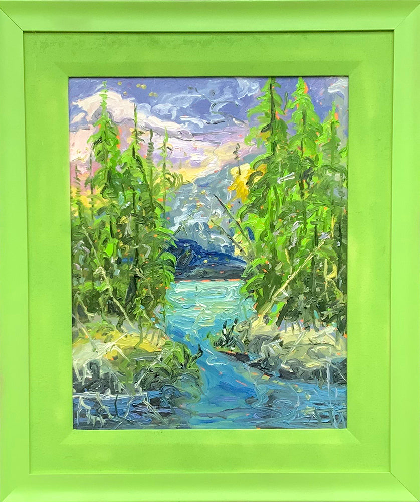 Michael Cameron artwork 'TOWARD THE DEVILS GAP BANFF' at Canada House Gallery