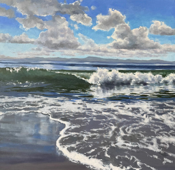Gaye Adams artwork 'A FINE DAY AT THE BEACH' at Canada House Gallery