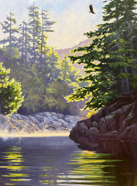 Gaye Adams artwork 'MORNING FLIGHT' at Canada House Gallery