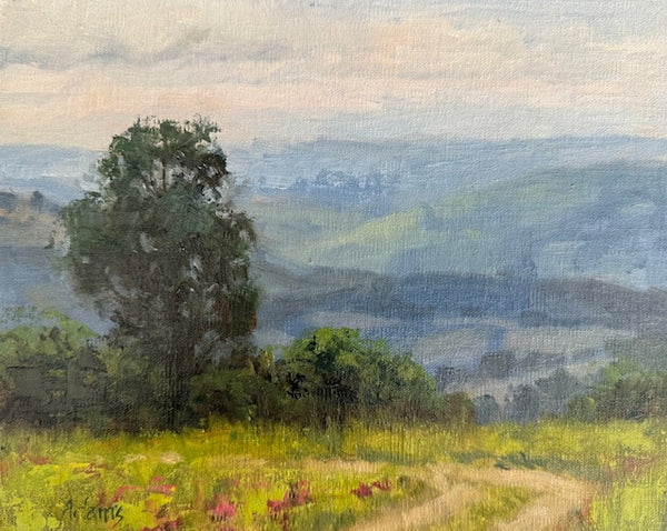 Gaye Adams artwork 'ROAD INTO THE HILLS' at Canada House Gallery
