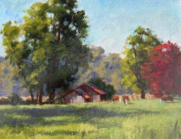 Gaye Adams artwork 'SUMMER PASTURE' at Canada House Gallery