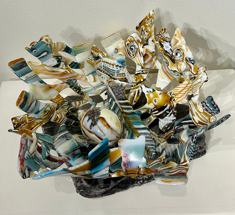 Leslie Rowe-Israelson artwork 'NEST ON STONE' at Canada House Gallery