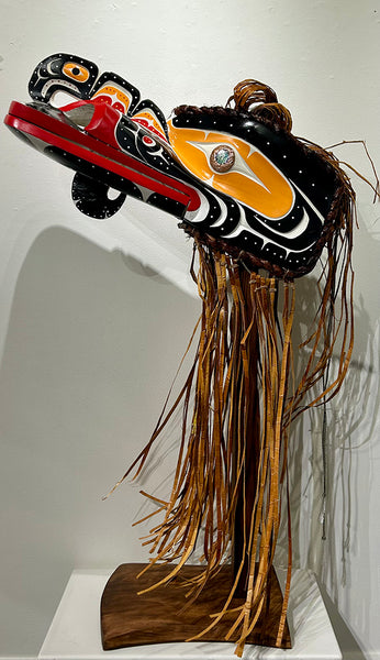 Ernest Puglas artwork 'HAMAT'SA  - CROOKED BEAK OF HEAVEN' at Canada House Gallery