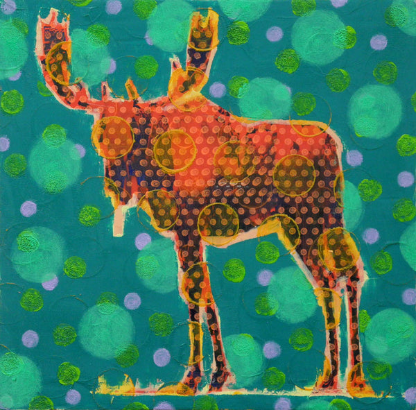 Les Thomas artwork 'AP #025-2368 MOOSE' at Canada House Gallery