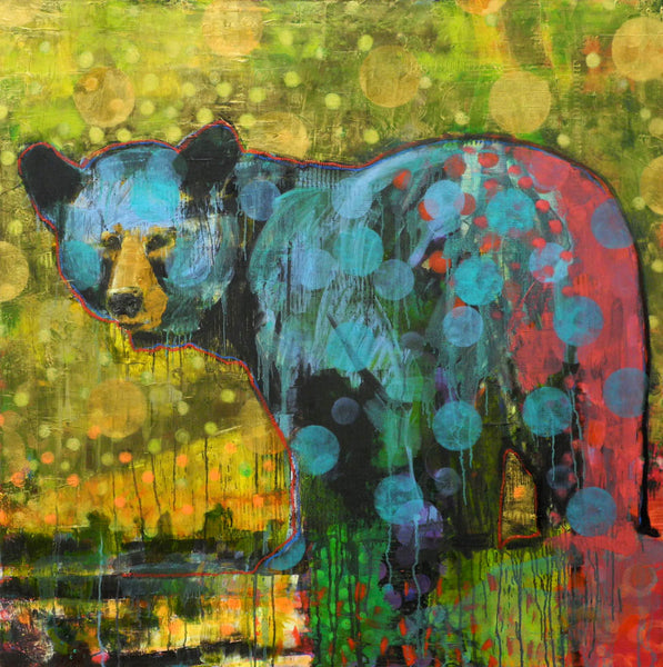 Les Thomas artwork 'AP #025-2376 BLACK BEAR' at Canada House Gallery