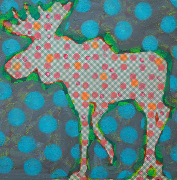 Les Thomas artwork 'AP #025-2384 MOOSE' at Canada House Gallery
