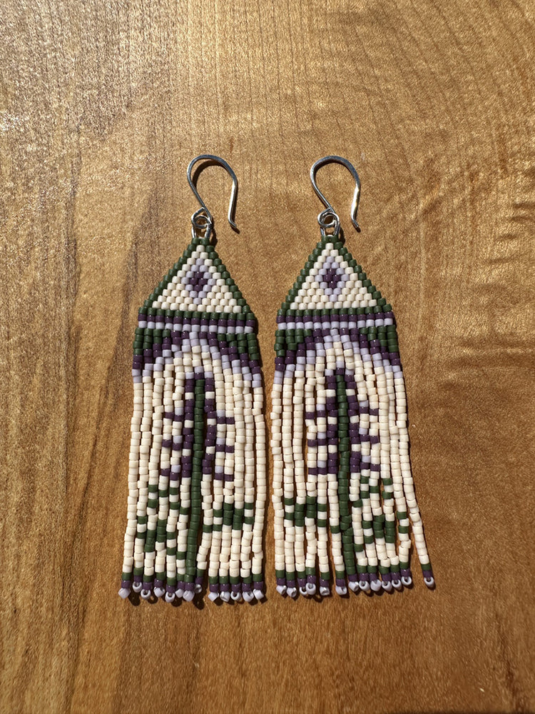 Ariel Hill artwork 'LUPIN EARRINGS' at Canada House Gallery