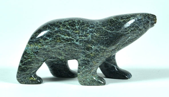 Johnny Saggiatok artwork 'WALKING POLAR BEAR' at Canada House Gallery