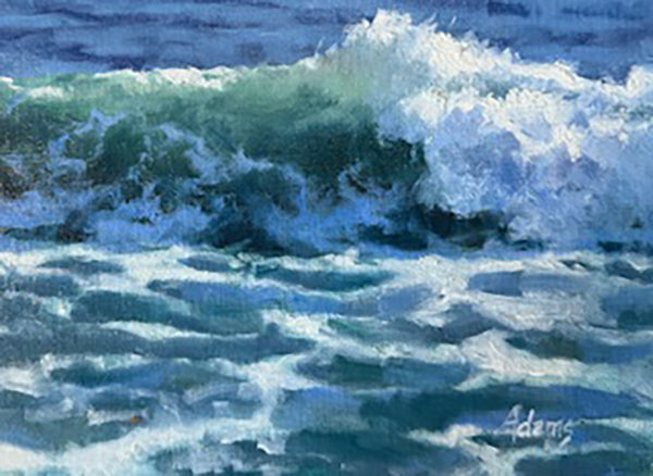 Gaye Adams artwork 'WAVE STUDY' at Canada House Gallery