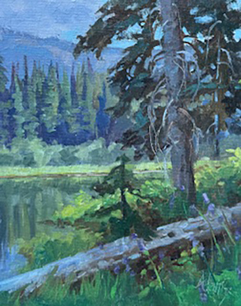Gaye Adams artwork 'MANNING PARK MORNING' at Canada House Gallery