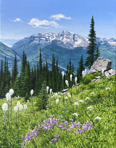Jean Pilch artwork 'BEAR GRASS SEASON' at Canada House Gallery