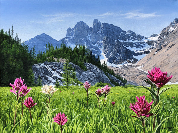 Jean Pilch artwork 'PAINTBRUSH MEADOW' at Canada House Gallery