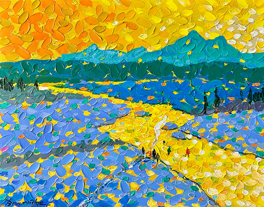 Bill Brownridge artwork 'THE SHINING PATH' at Canada House Gallery