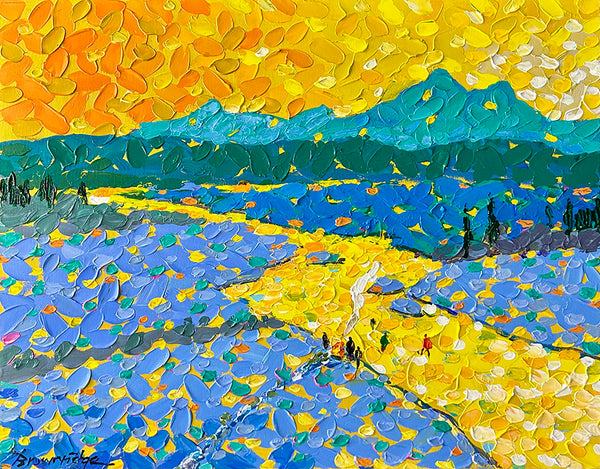 Bill Brownridge artwork 'THE SHINING PATH' at Canada House Gallery