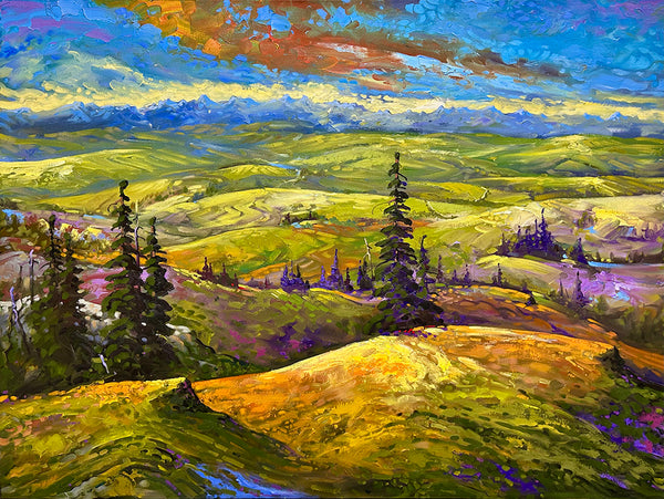 Rod Charlesworth artwork 'POINTS WEST, AB' at Canada House Gallery