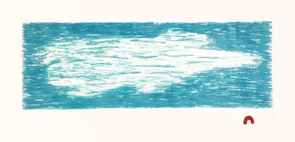 Ningiukulu Teevee artwork 'AQQUAMAJUQ (SURFACING)' at Canada House Gallery