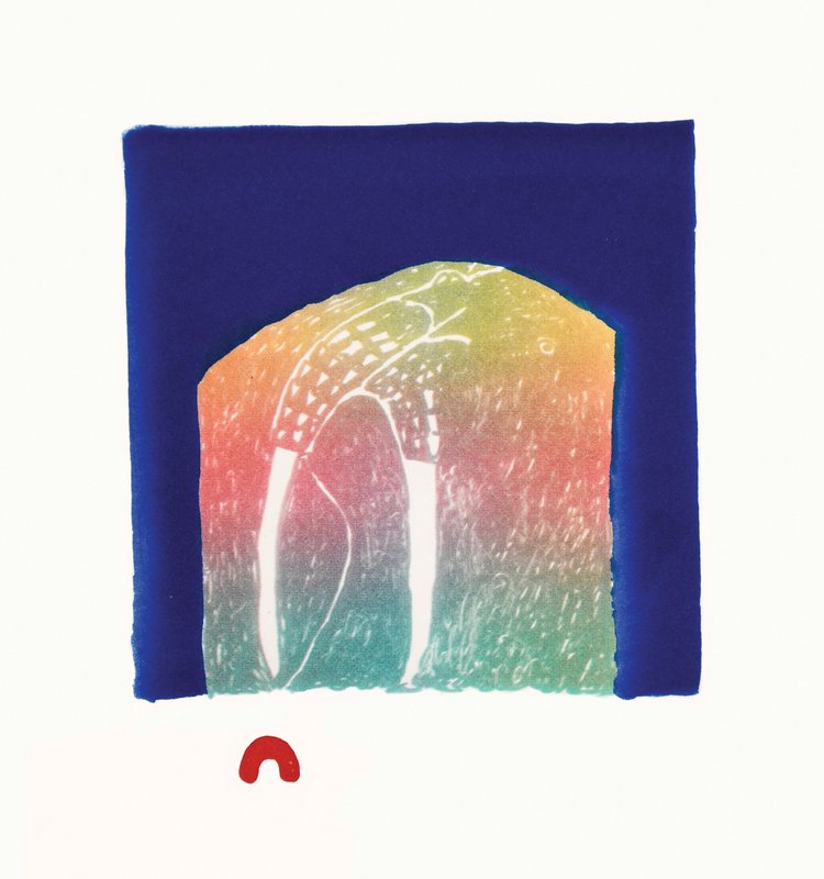 Ningiukulu Teevee artwork 'WALRUS' at Canada House Gallery