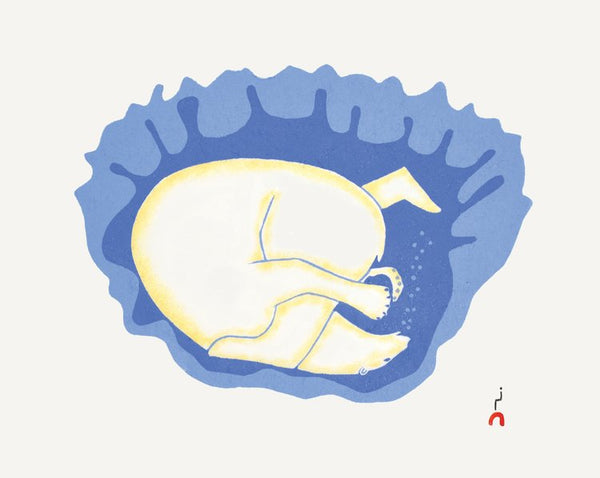 Allasuaq Sharky artwork 'DIVE' at Canada House Gallery