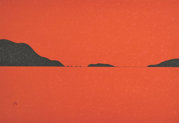 Nujalia Quvianaqtuliaq artwork 'BACK TO KINNGAIT' at Canada House Gallery