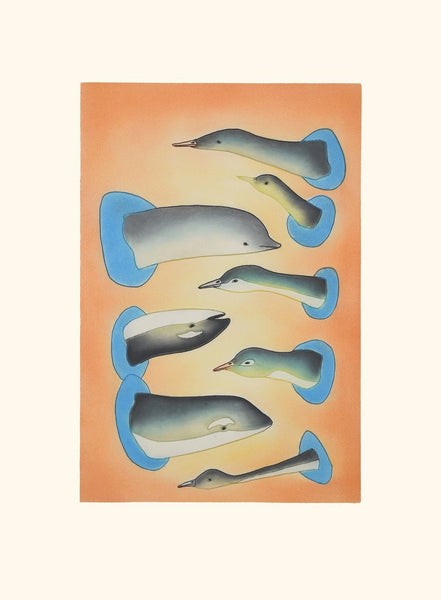 Qavavau Manumie artwork 'PUIJUT (POPPING UP)' at Canada House Gallery