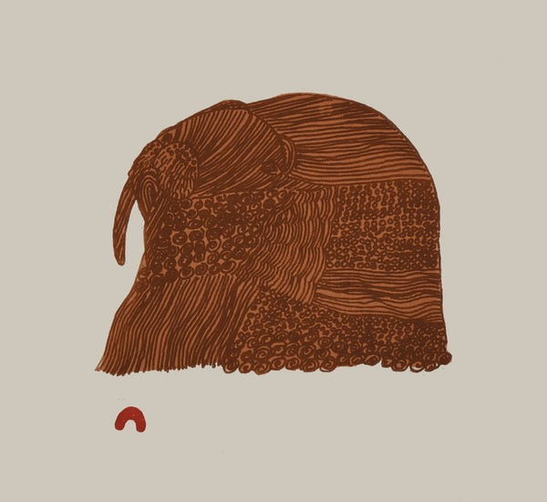 Pauojoungie Saggiak artwork 'GROOVY WALRUS' at Canada House Gallery