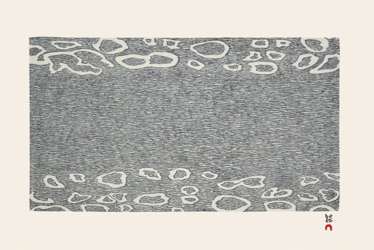 Olooreak Etungat artwork 'NATURAL PATTERN' at Canada House Gallery