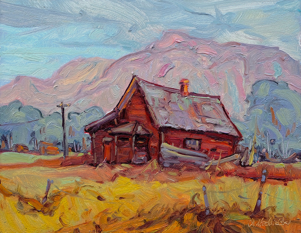 Dominik J Modlinski artwork 'ONCE A HOME-FORT STEELE' at Canada House Gallery