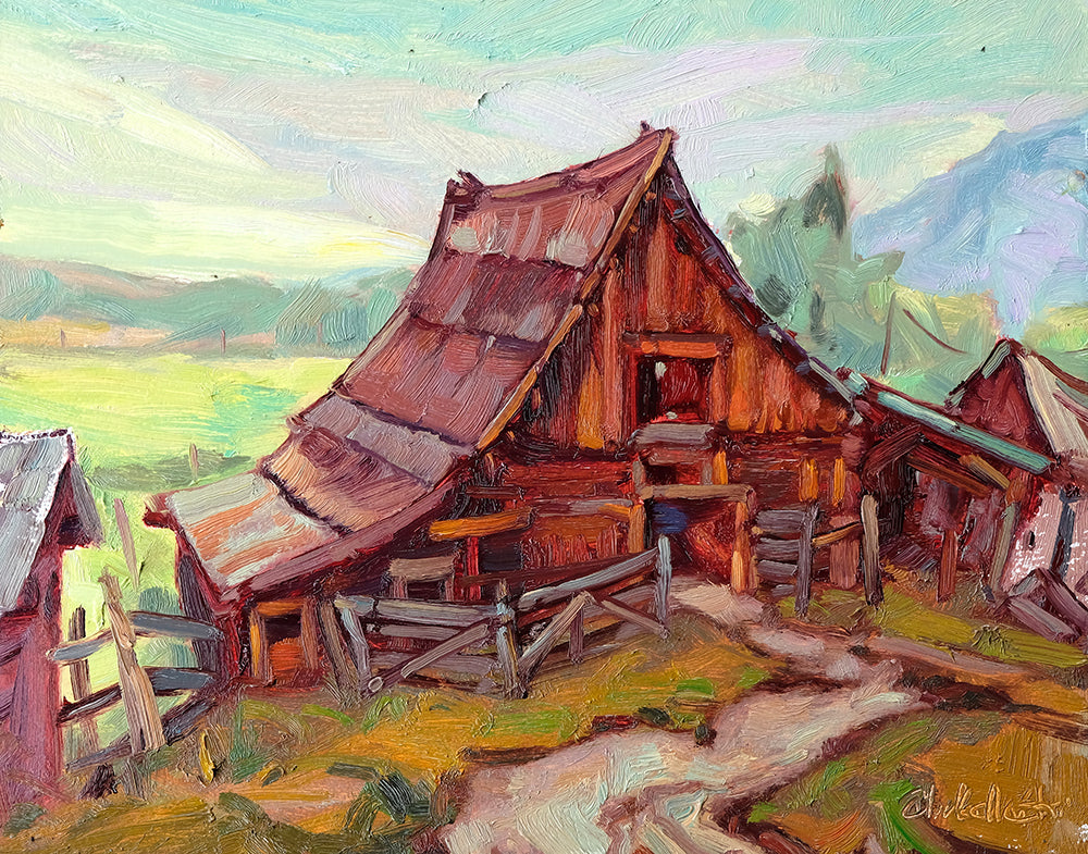 Dominik J Modlinski artwork 'WOODEN LEGACY-JAFFRAY' at Canada House Gallery