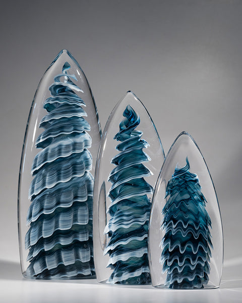 Ryan Bavin artwork 'FROSTED TREE TRIO #250919-2ABC' at Canada House Gallery