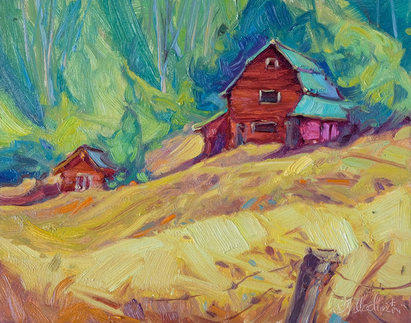 Dominik J Modlinski artwork 'WHISPERS OF FALL - NEW DENVER' at Canada House Gallery