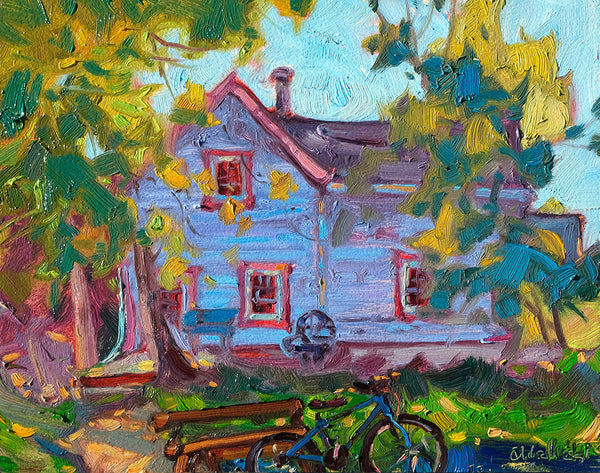 Dominik J Modlinski artwork 'MORNING EMBRACE - ROSEBUD' at Canada House Gallery