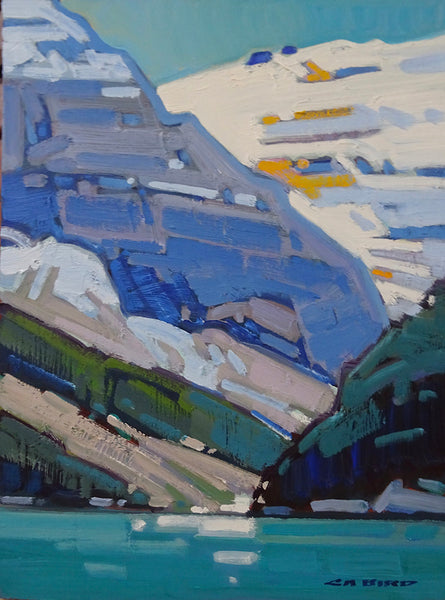 Cameron Bird artwork 'MORNING OVER LAKE LOUISE' at Canada House Gallery