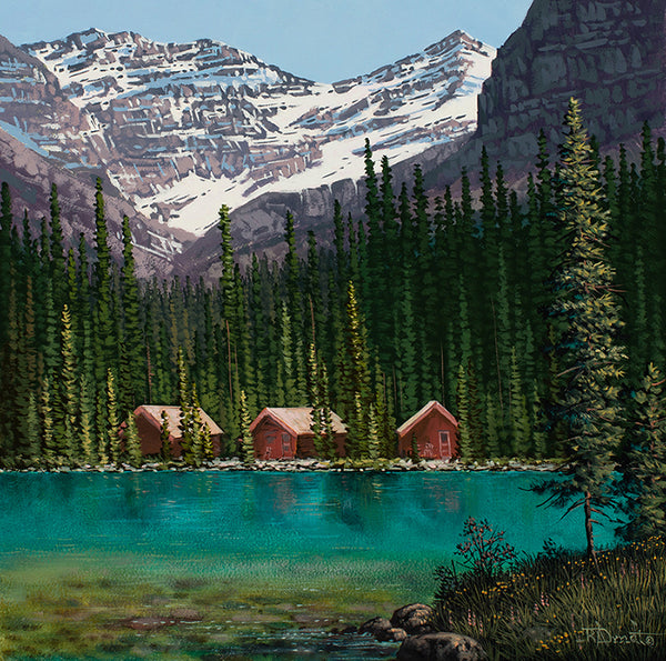 Roger D Arndt artwork 'ROUGHING IT AT O'HARA' at Canada House Gallery