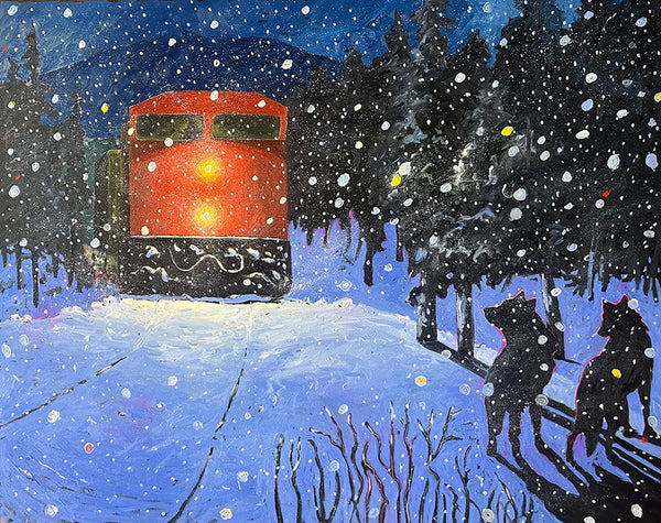 Michael Cameron artwork 'PASSING THROUGH' at Canada House Gallery