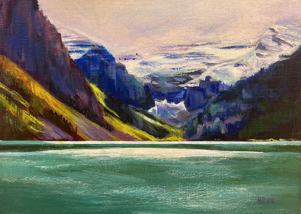 Yvonne Bush artwork 'TURQUOISE DELLIGHT - LAKE LOUISE' at Canada House Gallery