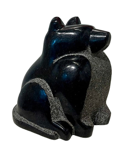 Stewart Steinhauer artwork 'BLACK WOLF' at Canada House Gallery