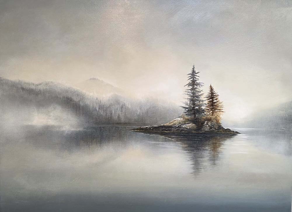 Richard Cole artwork 'THE QUIET BETWEEN' at Canada House Gallery