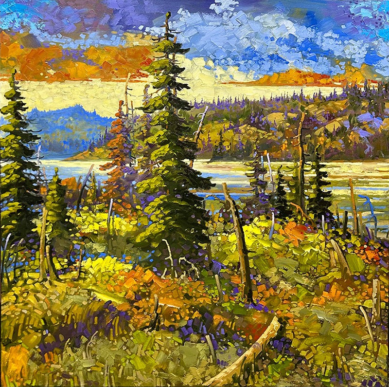 Rod Charlesworth artwork 'MIRAMACHI AUTUMN' at Canada House Gallery