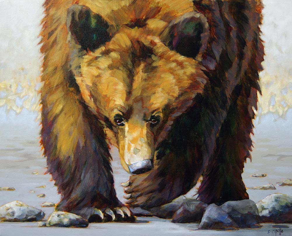 Susie Cipolla artwork 'A DAY AT THE BEACH' at Canada House Gallery