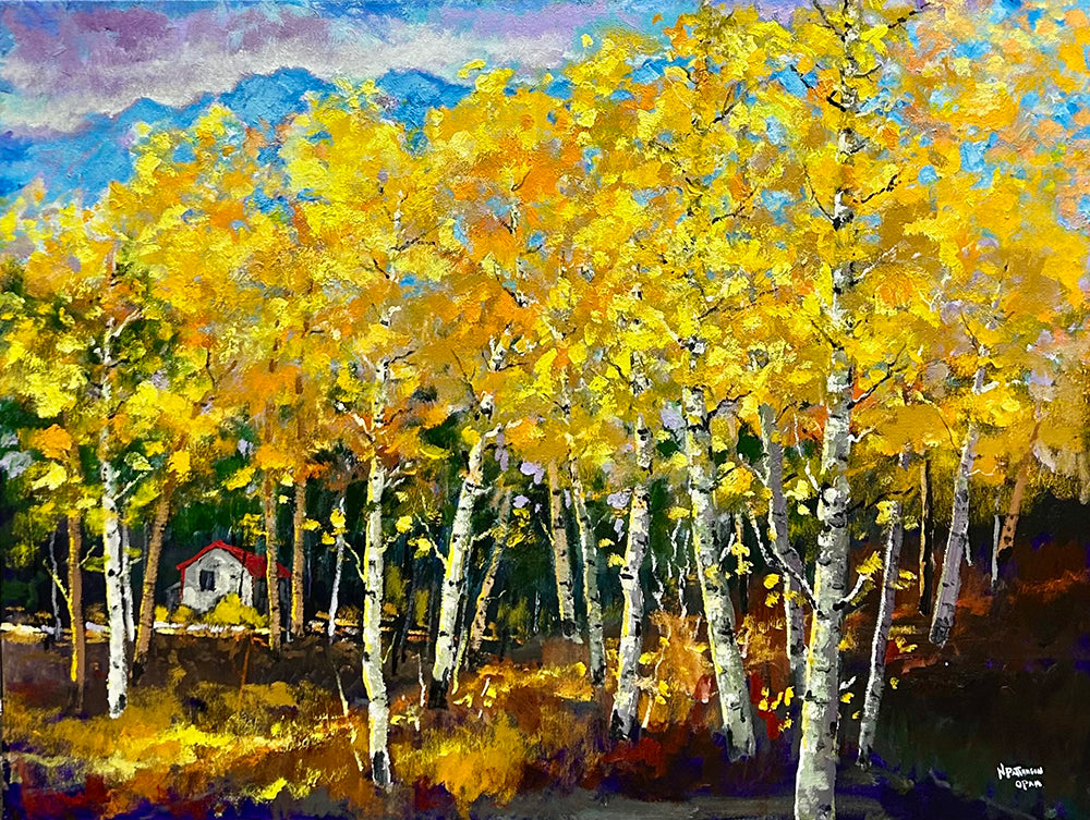 Neil Patterson artwork 'A RIOT OF COLOUR' at Canada House Gallery