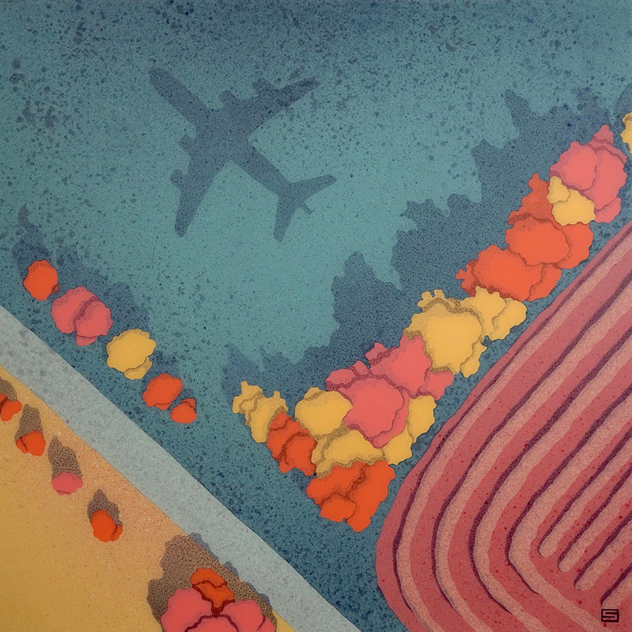 Jeff Sylvester artwork 'UPON ARRIVAL' at Canada House Gallery