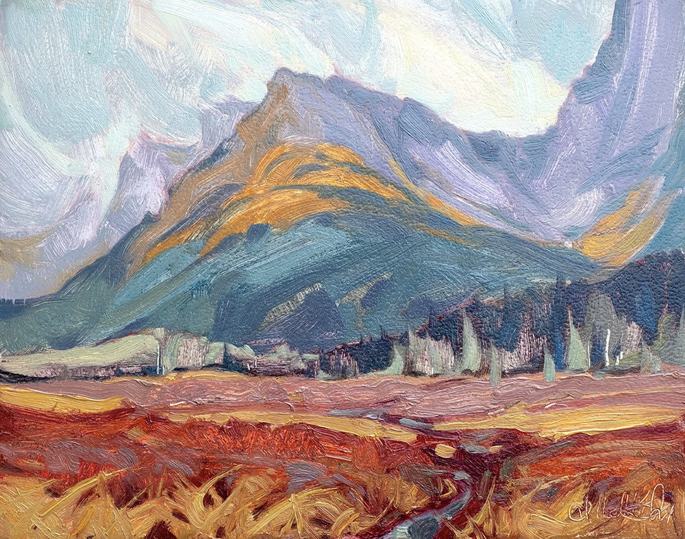 Dominik J Modlinski artwork 'ABOVE THE TREE LINE' at Canada House Gallery