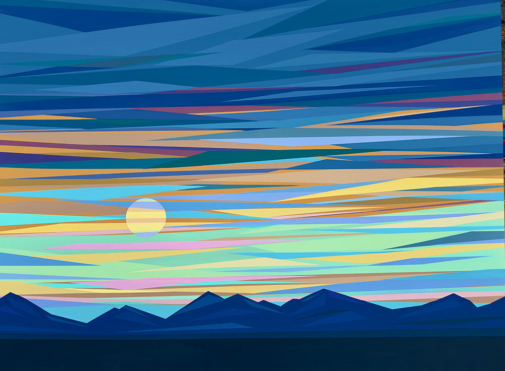 Billie Rae Busby artwork 'UNWIND' at Canada House Gallery