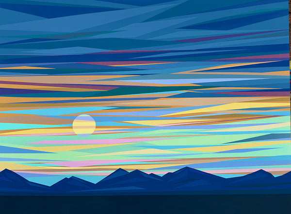 Billie Rae Busby artwork 'UNWIND' at Canada House Gallery