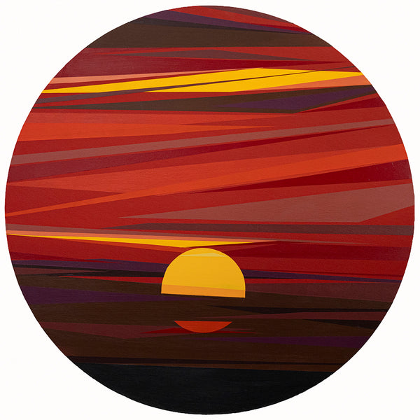 Billie Rae Busby artwork 'I'LL FOLLOW THE SUN' at Canada House Gallery